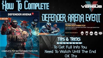 Modern Combat Versus How To Complete DEFENDER ARENA EVENT Include 1 Gameplay TIPS & TRICKS MCVS 2021