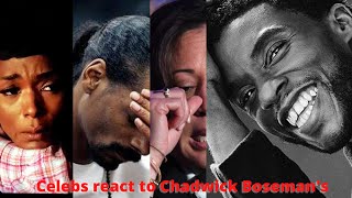 Celebrities react to Chadwick Boseman’s Death (Angela Bassett, Snoop Dogg, Kevin Hart) part 1
