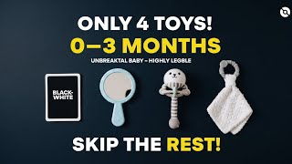 Newborn Toys for Age 0–3 Months: Skip the Clutter—These 4 Are All You Need!