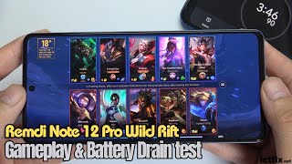 Redmi Note 12 Pro 5G Wild Rift Gaming test | League of Legends LOL Mobile screenshot 5