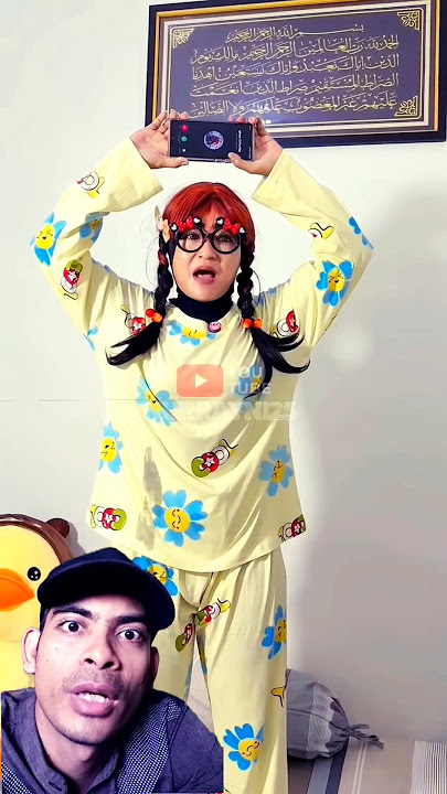 Si Nur Angkat Telepon Tapi Malah bikin Kaget! 📞🤣 #lucu #telepon