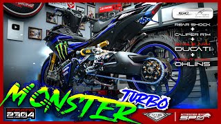 SuperMoped Y16ZR MONSTER TURBO ft. Ducati Hypermotard /  Panigale , Yamaha YZF-R1 / R1M