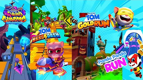 Subway Surfers vs  Talking Tom Hero Dash vs Tom Gold Run vs Panda Panda Run|@GamingGoRithmSA