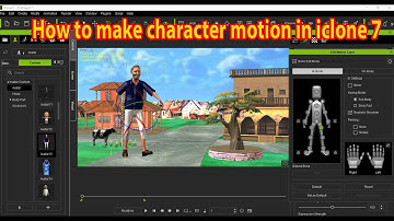 How to make character motion in iclone 7 ! Arjun animation tutorial