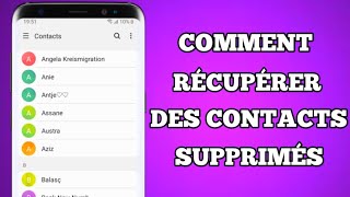 Comment récupérer des contacts supprimés screenshot 5