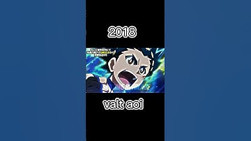 evolution of valt aoi #shorts #comparison #beybladeburst #valtaoi