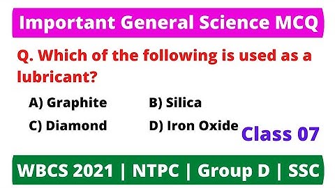 General Science MCQ Class 07 || WBCS 2021 Prelims + Mains