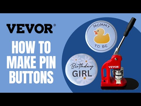 how to finesse the vevor button maker into actually making buttons cha