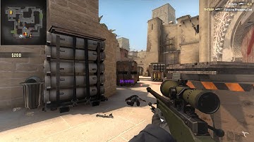 1v5 ace With an awp on Mirage