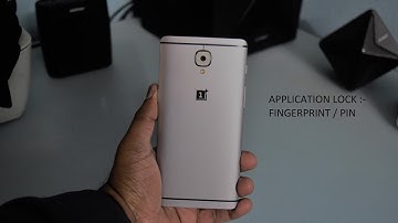 APP Lock For OnePlus 3 , 3T  (no install required )