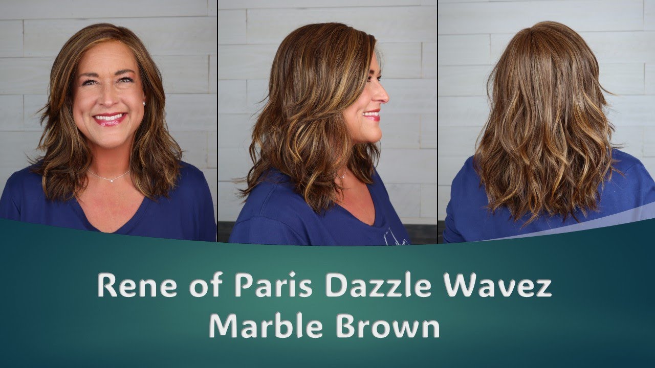 Want a GREAT throw and go wig? Rene of Paris Dazzling Wavez in Marble Brown may be it!  LOVE IT!