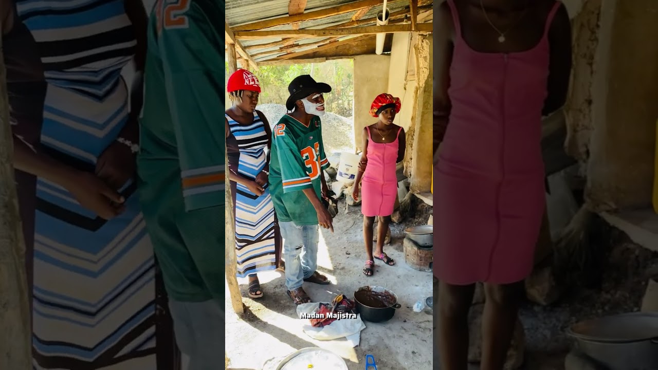 Marcel ap mache di moun Madan Majistra pa konn fè manje 😂😂😂