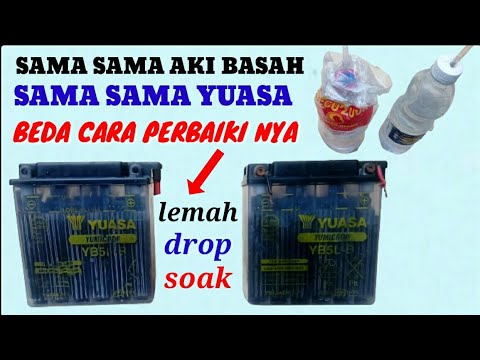 cara memperbaiki aki basah yang tidak bisa menyimpan setrum