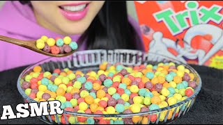 ASMR TRIX CEREAL (EXTREME CRUNCHY EATING SOUNDS) NO TALKING | SAS-ASMR