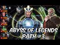 Abyss of Legends Path #3 - Havok, Old Man Logan, Red Skull, Karnak - Marvel Contest of Champions