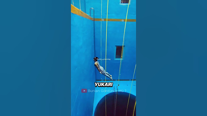 Dünya'nın En Derin Havuzuna Giren Adam