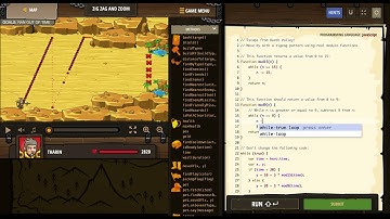 CodeCombat - Zig Zag And Zoom - JavaScript