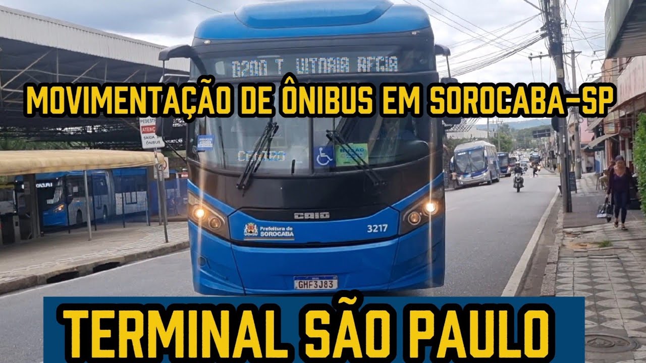 ✅️[ Terminal São Paulo ] Movimentação de Ônibus em Sorocaba-SP