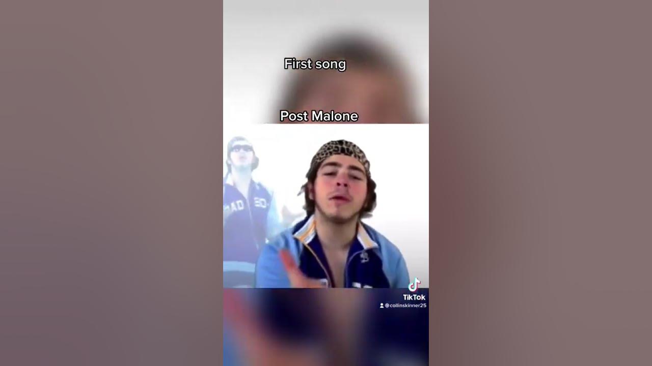 Post Malone first song vs song that blew him up