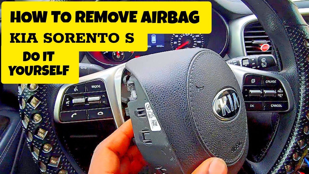 How To Remove Airbag In 2020 Kia Sorento S - YouTube