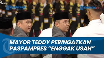 Gerak Bibir Mayor Teddy Ketika Minta Paspampres Tak Usah Payungi Prabowo saat akan Sambut Erdogan