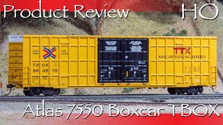 Modern High Capacity Boxcar! - Unboxing and Product Review of the Atlas HO Scale 7550 TTX Boxcar!