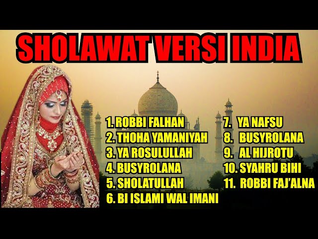 SHOLAWAT VERSI INDIA | SHOLAWAT TERBARU 2021 | MERDU ENAK DIDENGAR class=