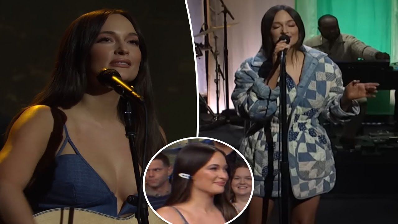 Kacey Musgraves is horrified as she suffers wardrobe malfunction during