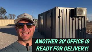ANOTHER 20’ OFFICE IS READY FOR DELIVERY! WE PAY ATTENTION TO DETAIL! #tinyhouse #shippingcontainer by Simple Shipping Containers  312 views 2 months ago 4 minutes, 48 seconds