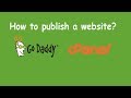 How to upload or publish or host your website using cPanel on godaddy.com