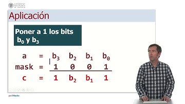 Operador bit a bit OR |  | UPV