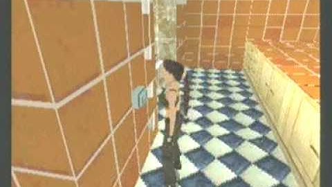 Tomb Raider 2 - Locking the Bulter in the freezer