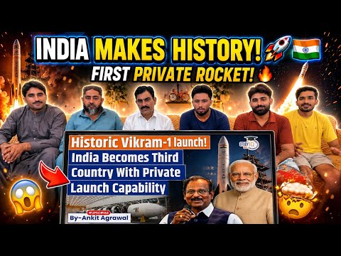 History Made: India's First Private Rocket Vikram-1 Launched | Ankit Agrawal Study IQ
