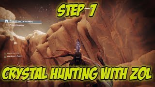 Step 7 for the Lumina Exotic Hand Cannon Quest Hunting Crystals with XOL