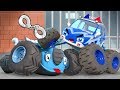 捕まえた!あくとうカー☆モンスターパトカー出動 | のりものの歌 | はたらく車 | 赤ちゃんが喜ぶ歌 | 子供の歌 | 童謡 | アニメ | 動画 | ベビーバス| BabyBus
