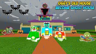 Oggy's Selling Old House But Ghost Found 👻 || Minecraft