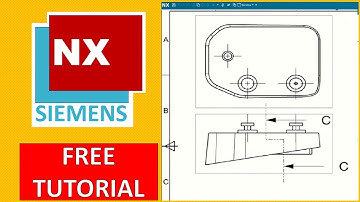 How to add symbols in Siemens NX latest version free drawing tutorial for beginners