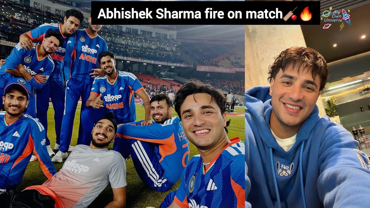 Abhishek Sharma On fire during match🔥🏏