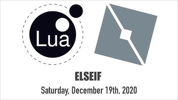 Roblox Coding: Elseif (aka multiple if else statements)