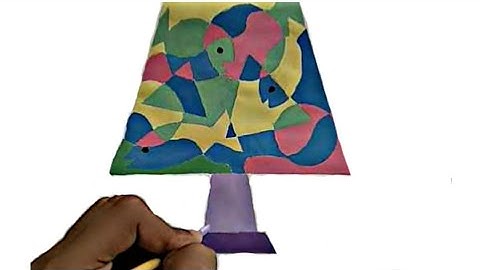 #Design For Elementary and Intermediate grade exam | Cool colour scheme with different textures