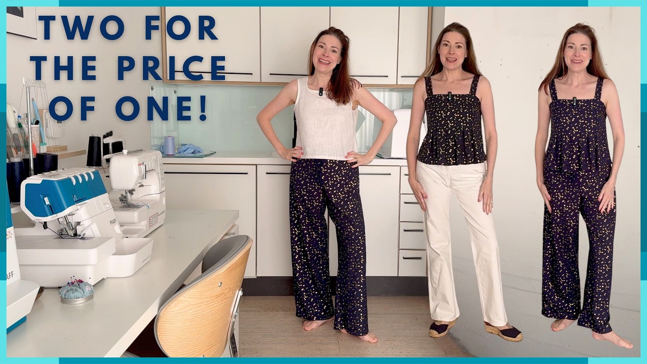 Accidental Co-ord Set! I tried to make palazzo pant trousers