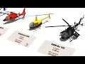 Helicopter Size and Speed Comparison 3D