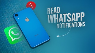 How to Read WhatsApp Messages on Lock Screen iPhone (tutorial)