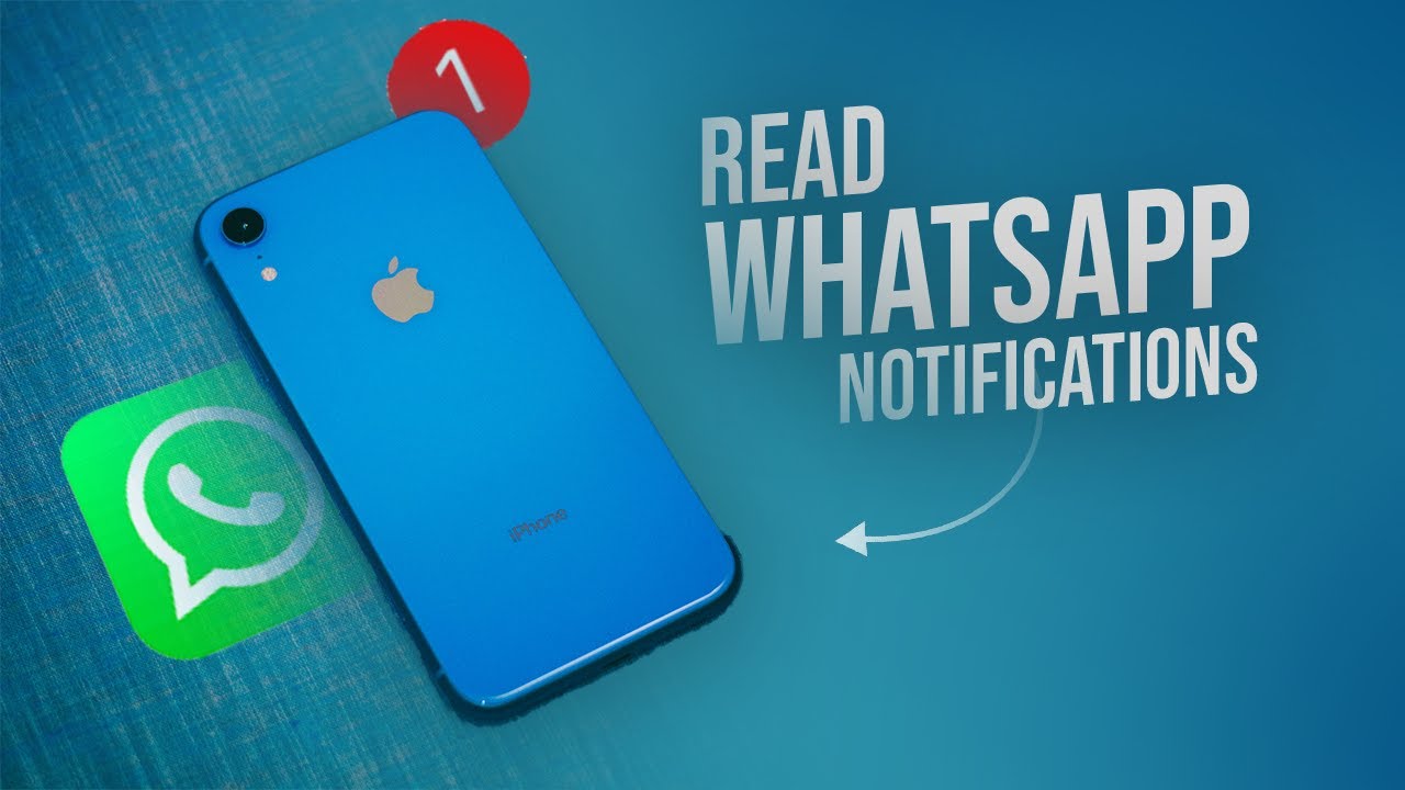 How To Read WhatsApp Messages On Lock Screen IPhone tutorial YouTube