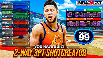 NEW *REBIRTH* "2-WAY 3PT SHOT CREATOR" BROKE NBA 2K23! THIS DEMIGOD BUILD CAN DO EVERYTHING