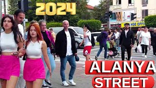 alanya street walking tour 2024 APRİL \/ alanya antalya turkey travel turkey holiday