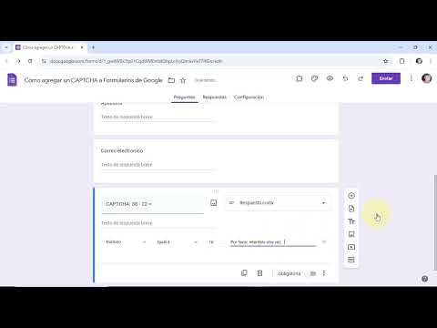 Cómo agregar un CAPTCHA a Formularios de Google