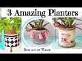 3 AMAZING JUTE ROPE PLANTERS OUT OF WASTE - PART - 1 | DIY Rope Baskets for Plants | DIYwithKANCHAN