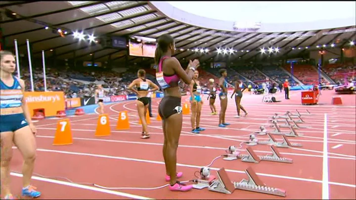 Queen Harrison win's Women's 100m Hurdles 2014 IAA...
