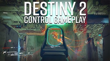 Destiny 2 Beta - Crucible Control Gameplay as Hunter